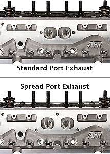 Air Flow Research - AFR 235cc Competition Eliminator SBC Cylinder Heads, Spread Port, 70cc Chambers, Titanium Retainers - Image 3