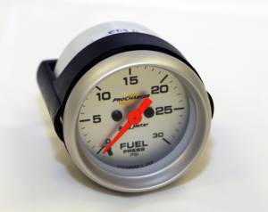 Procharger Electric 30 PSI Fuel Pressure Gauge - 2-1/16" Silver Face