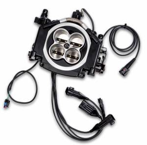 Holley - Holley Super Sniper EFI 4150 Self-Tuning Fuel Injection Kit 650 HP - Black Ceramic - Image 3