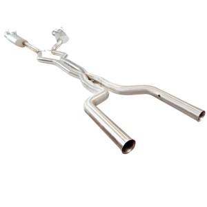 Camaro SS/ZL1/1LE/Z28 2010-2015 & 2014-2015 Ground Effect Packages 3" Non-Catted Exhaust System with Polished Quad Tips