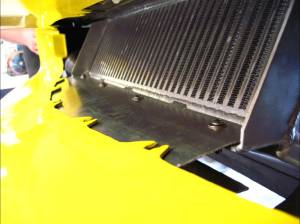 100% OF THE INTERCOOLER CORE IS EXPOSED TO FRONTAL AIRFLOW