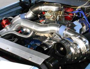 Chevy SBC & BBC Procharger Serpentine HO Intercooled Kit with F-1A-94 Supercharger for Aftermarket EFI/Carb