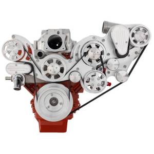 CVF Racing - CVF Wraptor FEAD System For Procharged LS With Alternator Only - Polished - Image 2