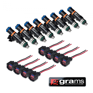 Fuel System - Grams Performance Injectors - Grams Performance Injectors - Ford Mustang GT500 1150cc Grams Performance Fuel Injectors 