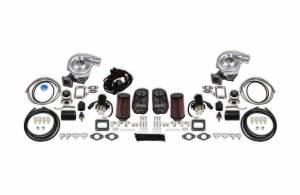 Universal Fit for 5.0 6.0 Engines Holley STS Twin Turbo System w/o Tuner & Fuel Injectors - 650HP Max