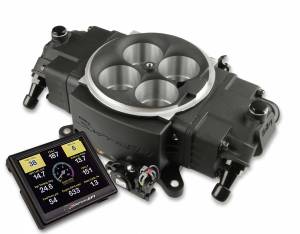 Holley EFI Injection Kits - Holley Sniper EFI Throttle Bodies - Holley - Holley Super Sniper Stealth EFI 4150 Self-Tuning Fuel Injection Kit 650 HP - Black Ceramic