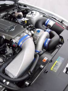 Vortech Superchargers - Ford Mustang GT 4.6 3V 2010 Vortech Intercooled Supercharger - Black V-3 Si Complete Kit - Image 3