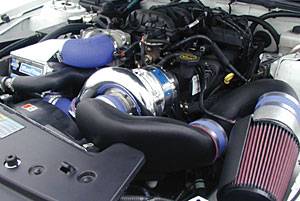 Ford Mustang High Output 4.0 V6 2007-2008 Vortech Supercharger - Polished V-3 Si Complete Kit