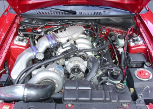 Vortech Superchargers - Ford Mustang Bullitt 4.6 2V 2001 Intercooled Vortech Supercharger - V-3 Si Complete Kit Polished - Image 2
