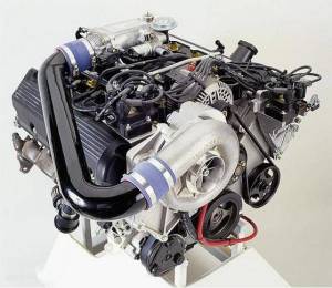 Ford Mustang GT Standard Output 4.6 2V 1996-1997 Vortech Supercharger - V-3 Si Complete Kit Polished