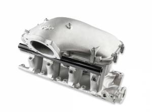 Holley EFI 8.2" Ford SBF Hi-Ram Manifold with Side Mount Top 95mm Throttle Bore - Satin