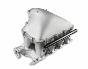 Holley - Holley Ford 351w Hi-Ram EFI Intake Manifold with Side Mount Top 105mm Throttle Body Bore - Satin Finish - Image 3