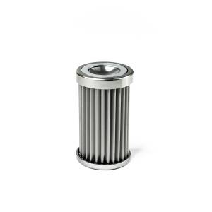 DeatshWerks In-Line Universal Fuel Filter Replacment Only for DW 110mm Housing - Stainless Steel 5 Micron