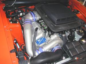 Vortech Superchargers - Ford Mustang Mach 1 4.6 4V 2003-2004 Vortech High Output Intercooled Supercharger - Satin V-3 SCi Tuner Kit - Image 2