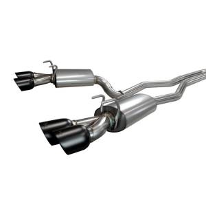 Kooks Headers - Camaro SS/ZL1/1LE 2010-2015 & 2012-2015 Cat Back Exhaust System with Black Quad Tips - Image 2