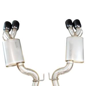 Kooks Headers - Camaro SS/ZL1/1LE 2010-2015 & 2012-2015 Cat Back Exhaust System with Black Quad Tips - Image 3