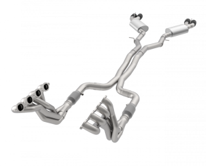 Camaro SS 2016+ Kooks Stainless Headers & Catted Exhaust System W/ Black Quad Tips 2" x 3"