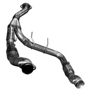 Kooks Headers Ford F-150 - Kooks Headers Ford F-150 Exhaust - Kooks Headers - Ford F-150 2011-2014 Kooks Green Catted Turbo Down Y-Pipes 3"