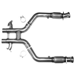 Kooks Headers - Kooks Ford Mustang Exhaust Systems - Kooks Headers - Mustang Boss 302 5.0L 2012-2013 Green Catted H-Pipe Connection Kit 3" x 2-3/4"