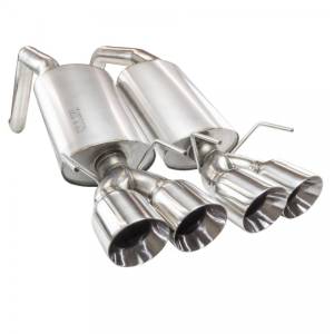 Chevrolet Corvette C6 Z06/ZR1 2006-2013 Axleback Exhaust With Polished Quad Tips 3"