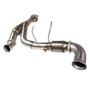 Kooks Headers Ford F-150 - Kooks Headers Ford F-150 Exhaust - Kooks Headers - Ford F-150 5.0L 2015-2020 Green Catted Y-Pipe Connection Kit 3"