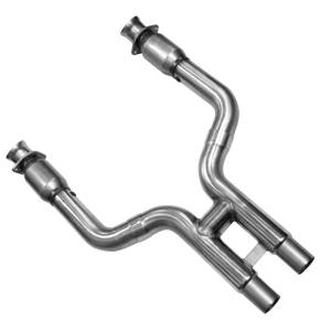 Kooks Headers Ford Mustang S-197 - Kooks Headers Ford Mustang S-197 Exhaust - Kooks Headers - Shelby Mustang GT500 5.4L 2007-2010 High Flow Green Catted H-Pipe Connection Kit 3" X 2-1/2"