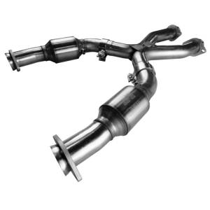 Kooks Headers Ford Mustang SN-95 - Kooks Headers Ford Mustang SN-95 Exhaust - Kooks Headers - Mustang Cobra/GT 4.6L 1999-2004 High Flow Green Catted X-Pipe Connection Kit 3" x 3"