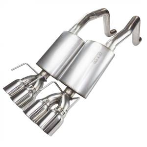 Chevrolet Corvette C6 6.0L/6.2L 2005-2008 Axleback Exhaust With Polished Quad Tips 2-1/2"