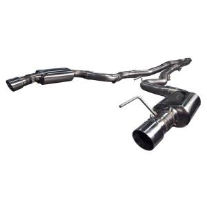 Mustang Ecoboost 2.3L 2015-2017 Connection-Back Exhaust With Single Polished Tips 3" X 2-1/2"