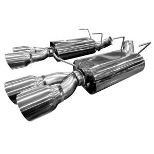 Mustang GT500 5.8L 2013-2014 Axle-Back Exhaust With Quad Polished Tips 3"