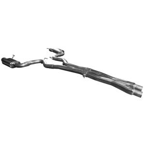 Kooks Headers - Kooks Ford Mustang Exhaust Systems - Kooks Headers - Mustang GT 5.0L 2015-2017 Cat-Back X-Pipe Exhaust System With Dual Polished Tips 3"
