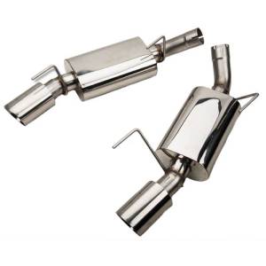 Kooks Headers - Kooks Ford Mustang Exhaust Systems - Kooks Headers - Mustang 4.6L / GT500 5.4L 2005-2009 Axle-Back Exhaust With Polished Tips 3"
