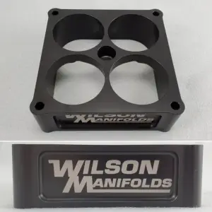 Wilson Throttle Bodies & Manifolds - Wilson Manifolds Throttle Body Spacers - Wilson Manifold - Wilson Manifolds 2.00" Tapered Lightweight Carburetor Spacer 4500 2.550" Bore