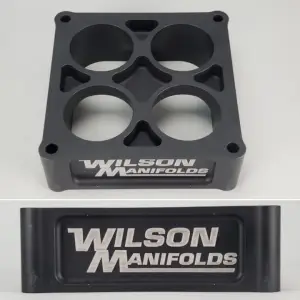 Wilson Throttle Bodies & Manifolds - Wilson Manifolds Throttle Body Spacers - Wilson Manifold - Wilson Manifolds 2.00" Tapered Lightweight Carburetor Spacer 4500 2.150" Bore