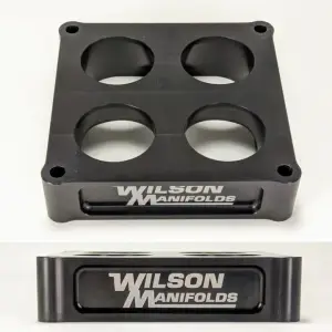 Wilson Throttle Bodies & Manifolds - Wilson Manifolds Throttle Body Spacers - Wilson Manifold - Wilson Manifolds 1.50" Tapered Lightweight Carburetor Spacer 4500 2" Bore