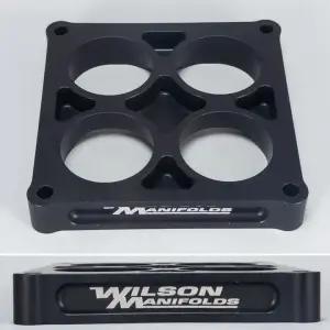 Wilson Manifold - Wilson Manifolds 1.00" Tapered Lightweight Carburetor Spacer 4500 2.150" Bore