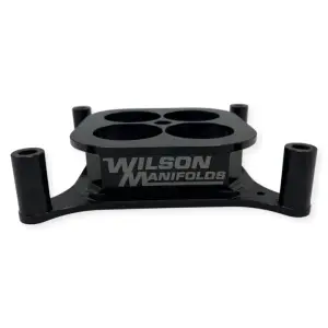 Wilson Throttle Bodies & Manifolds - Wilson Manifolds Throttle Body Spacers - Wilson Manifold - Wilson Manifolds 1.50" 4-Holed Tapered Carburetor Spacer 4150 