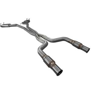 Camaro SS LS3/L99 2010-2015 Catted Header Back Exhaust System with Dual Tips 3"