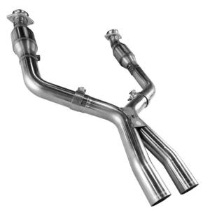 Mustang GT 4.6L 2005-2010 Catted X-Pipe Connection Kit 2-1/2" x 2-1/2"