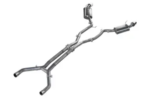 ARH Camaro 5th Gen V8 2012-2014 2-1/2" x 2-1/2" Long Tube Headers & Full Catted H-Pipe Exhaust System