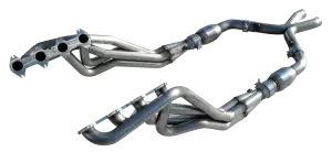 ARH Ford Mustang 3 Valve 2005-2010 1-3/4" x 3" Long Tube Headers & Non Catted X-Pipe
