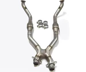 Bassani - Bassani Ford Mustang 1999-2003 4.6L 2V 2-1/2" Cated X-Pipe (Auto)