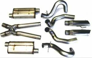 Bassani Ford Mustang 1999-2004 4.6L 3" Cat Back With Dual Stainless Steel Tips