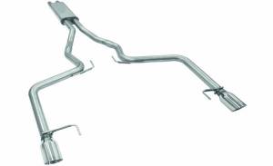 Exhaust - Bassani Exhaust - Bassani - Bassani Ford Mustang 2015-2016 5.0L 2-1/2" Cat Back With Dual Stainless Steel Tips
