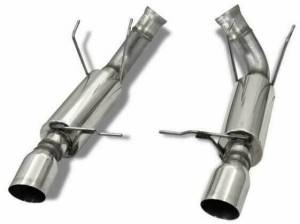 Exhaust - Bassani Exhaust - Bassani - Bassani Ford Mustang GT500 2011-2012 5.4L 3" Axle Back With Dual Stainless Steel Tips