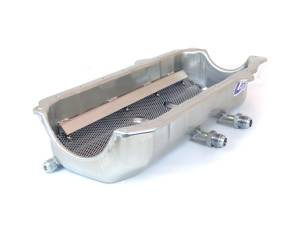 Canton Racing Products - Pre-1985 SBC Dry Sump Left Side Pickup Exits Canton Shallow Race Oil Pan - Image 3