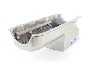 Canton Racing Products - SBC 1985-Newer Drag Race Canton  Race Oil Pan - Silver - Image 3