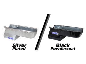 Canton Racing Products - Canton "T" Sump Drag Race Chevy SBC Pre-1980 Blocks w/ Left Side Dipstick Oil Pan - Silver - Image 5