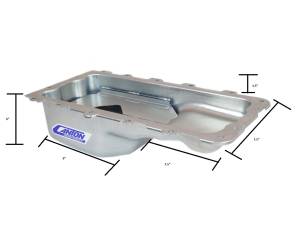 Canton Racing Products - Ford 4.6L/5.4L Stock Eliminator Rear Sump Drag & Road Canton Race Oil Pan - Silver - Image 5