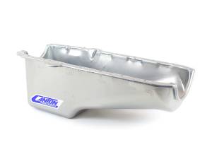 Canton Racing Products - Chevy 1986+ SBC blocks stock style Canton Oil Pan - Silver - Image 2